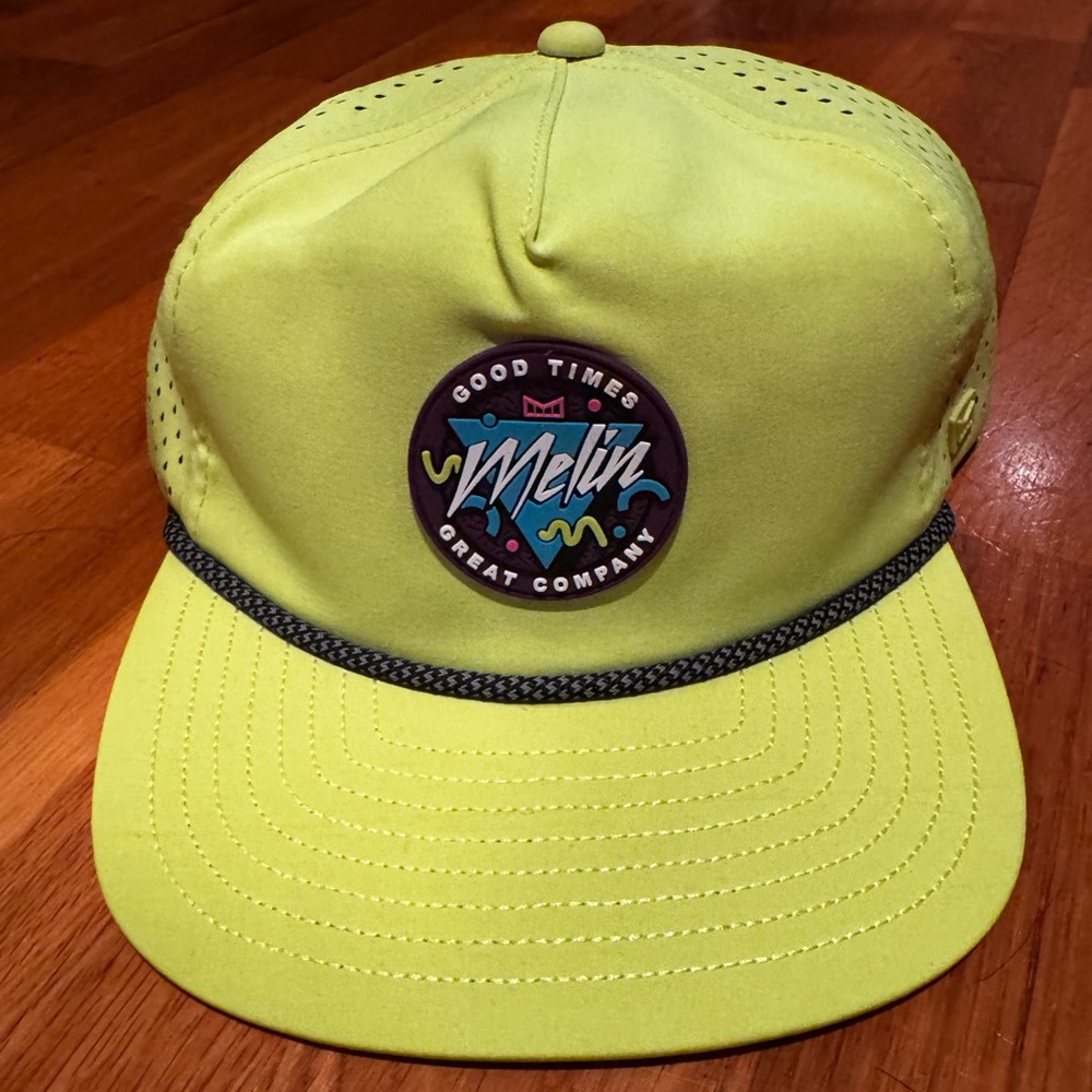 Brand new Melin Coronado Hydro Hat - Neon Collection (Neon Yellow/Good Times)